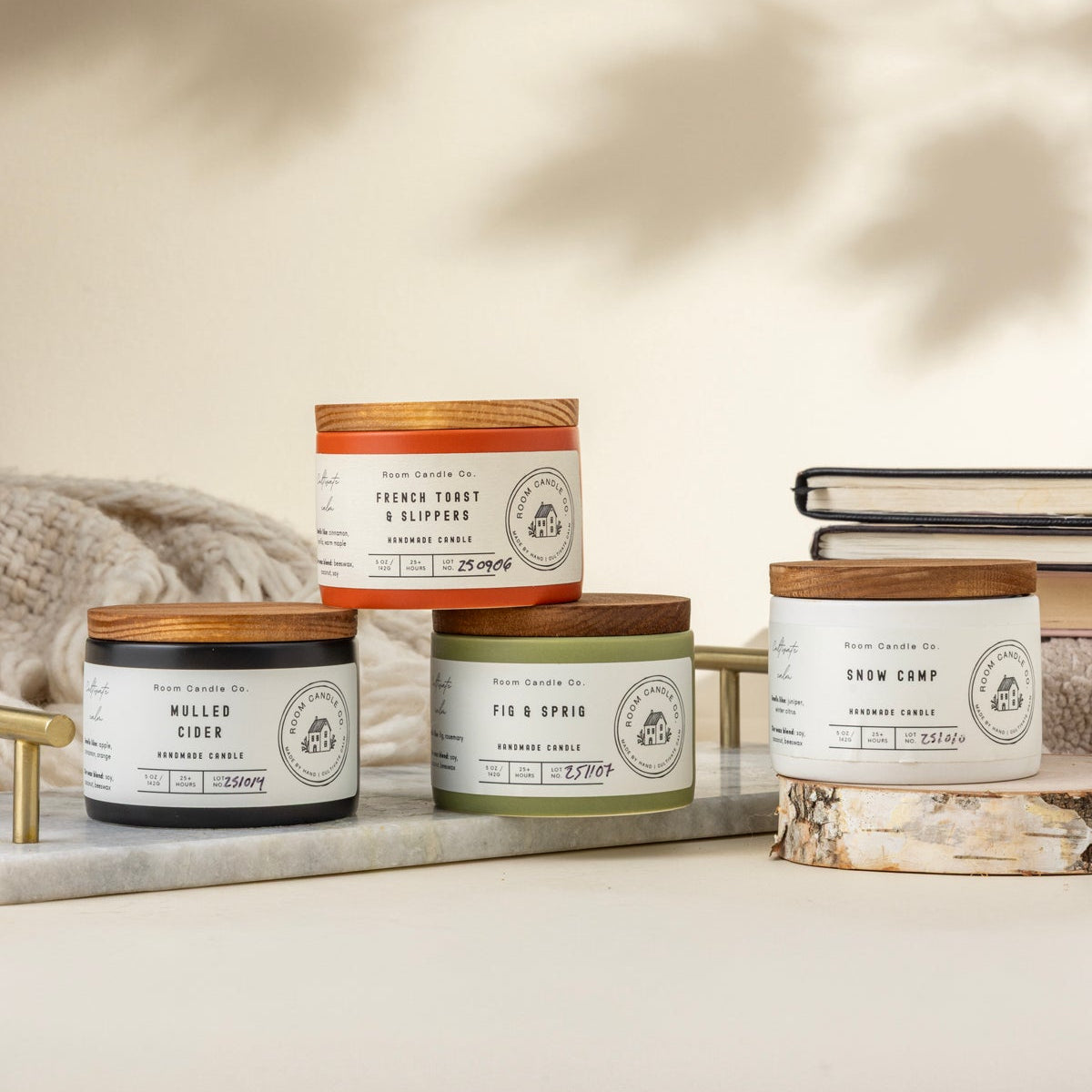 Cozy Home Candle Set of 4