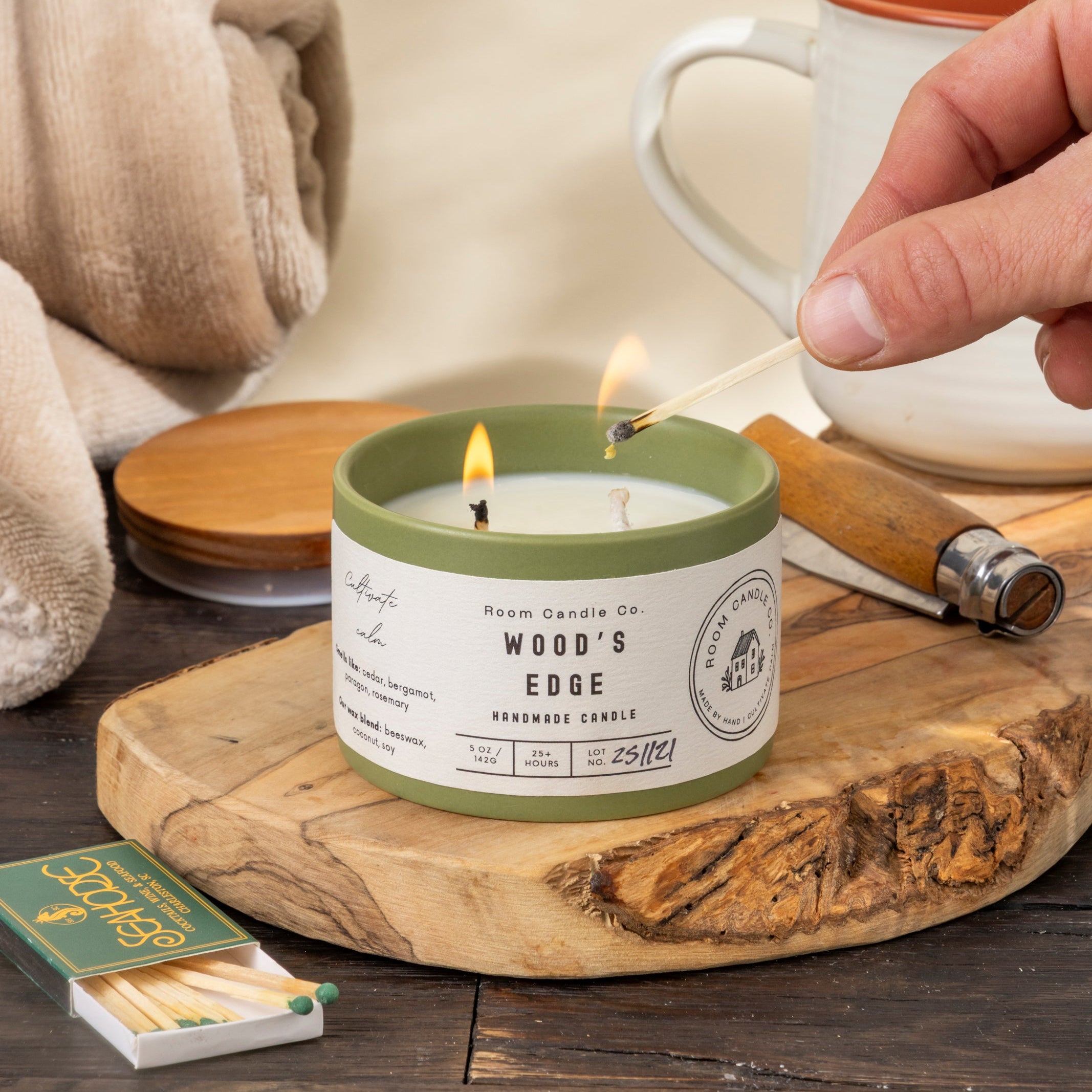Room Candle Co Wood's Edge Candle